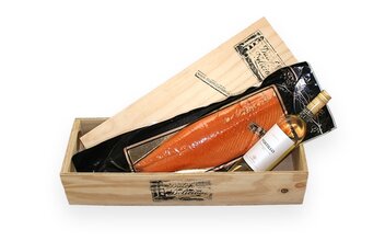 Zalm naturel witte wijn